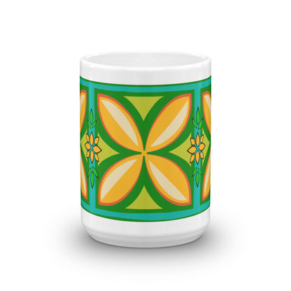 Kapuna Aloha green Mug - The Mad Tropic