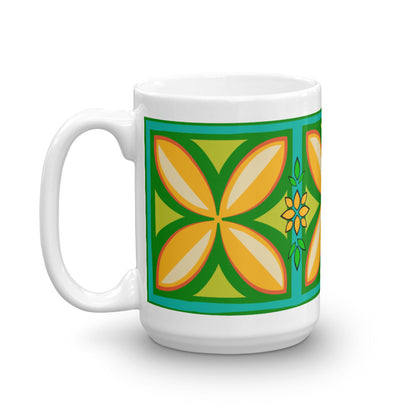 Kapuna Aloha green Mug - The Mad Tropic