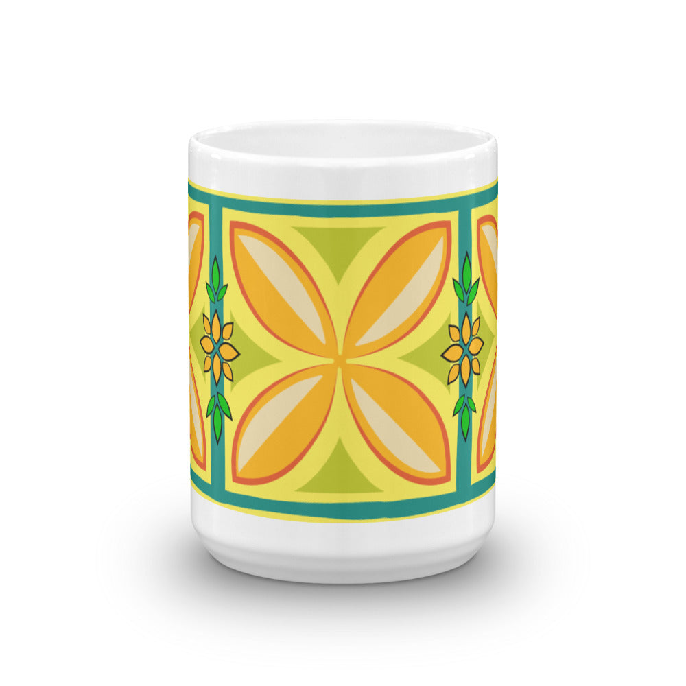 Kapuna Aloha yellow Mug - The Mad Tropic