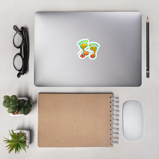 The Mad Tropic Barefootin' 2 Bubble-free stickers - The Mad Tropic