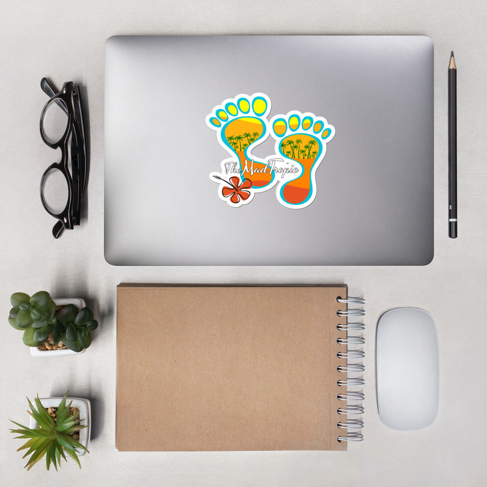 The Mad Tropic Barefootin' 2 Bubble-free stickers - The Mad Tropic