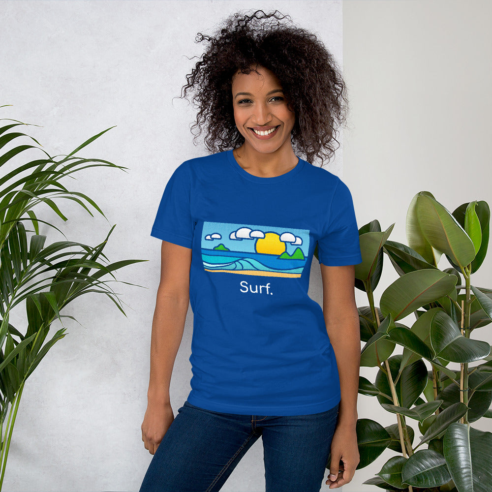 Tropic Glass "Surf" Short-Sleeve Unisex T-Shirt - The Mad Tropic