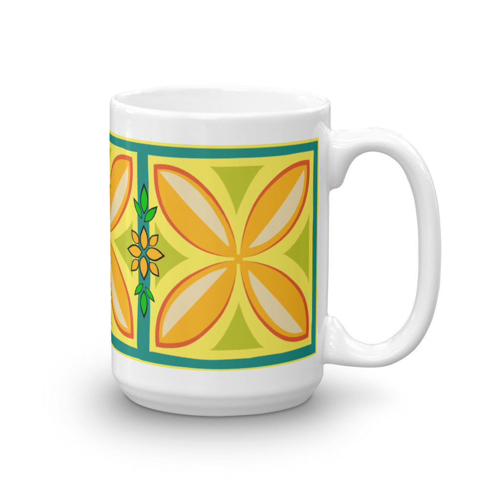 Kapuna Aloha yellow Mug - The Mad Tropic