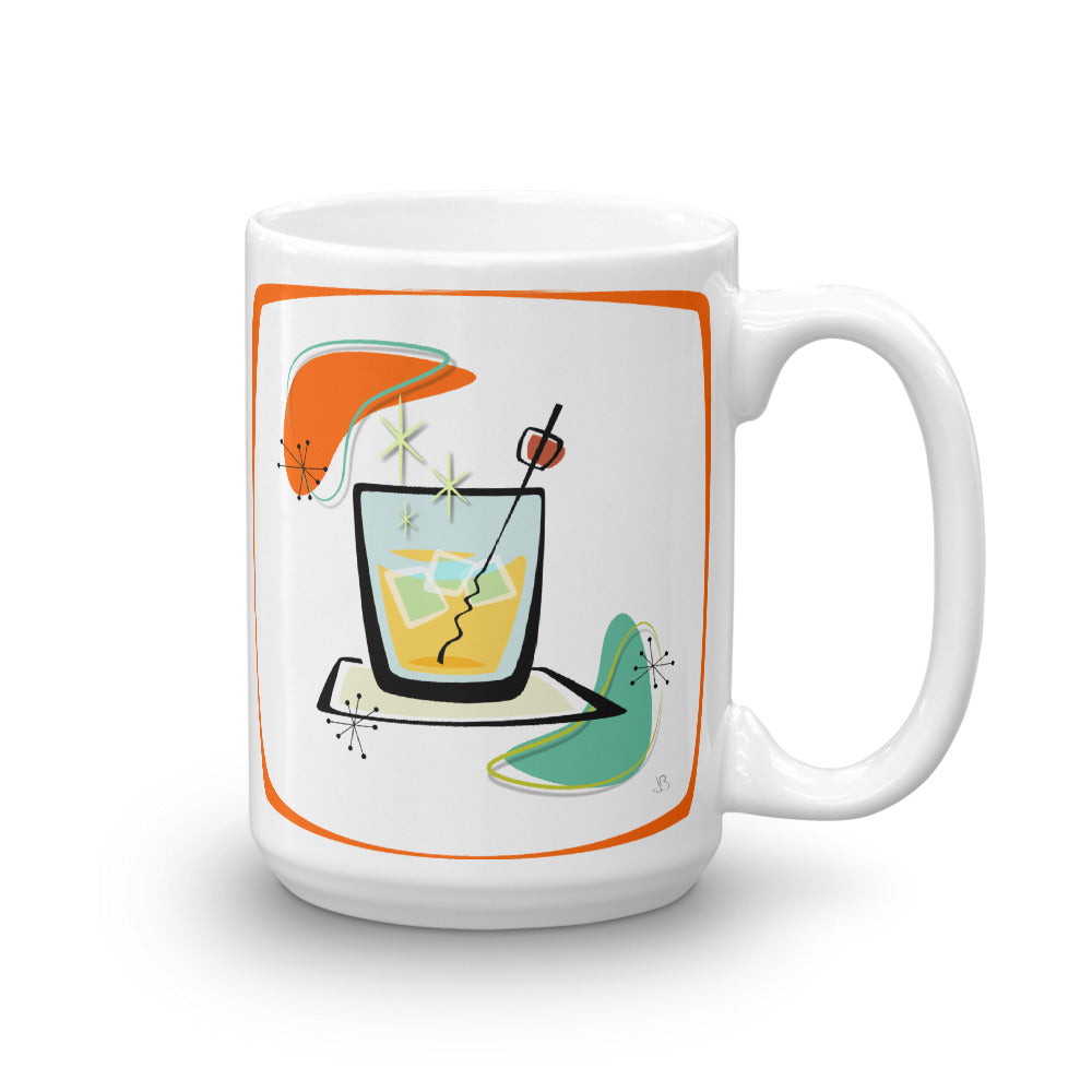 Cocktail Mug orange frame - The Mad Tropic