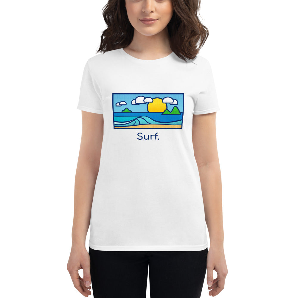 Tropic Glass "Surf" Women's short sleeve t-shirt - The Mad Tropic