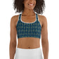 Bamboo Midnight Sports bra - The Mad Tropic