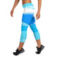 Blue Horizon Capri Leggings - The Mad Tropic