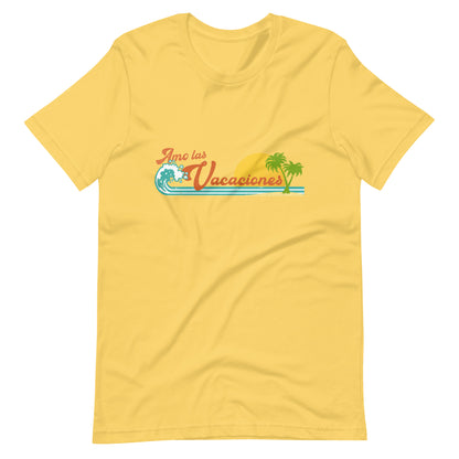 Amo las Vacaciones Unisex t-shirt