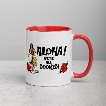 Aloha Doom! Mug with Color Inside