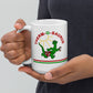 Therm-o-saurus White glossy mug - The Mad Tropic