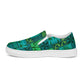 Moku Malihini Green, Women’s slip-on canvas shoes