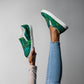 Moku Malihini Green, Women’s slip-on canvas shoes